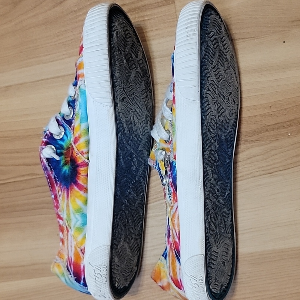 Blowfish Tie-Dye Slip On Sneakers Sz 6.5 - Rainbow - Comfort - Picture 5 of 7